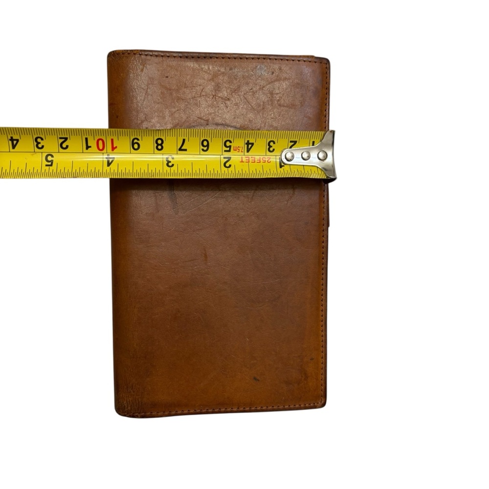 Coach vintage British tan travel wallet - Picture 6 of 9